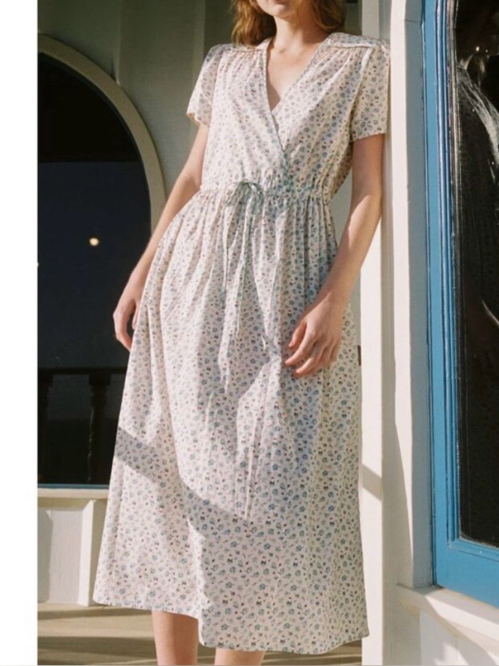 Christy Dawn The Dawn Dress in Bleu Tulips